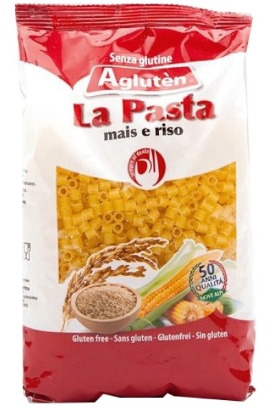AGLUTEN LA PASTA CORALLINI 400G AGLUTEN LA PASTA CORALLINI 400G