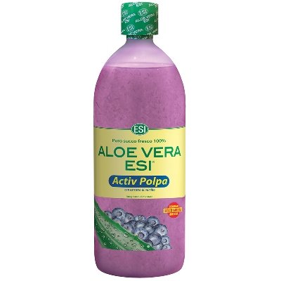 ESI aloe vera activ polpa con estratto di mirtillo 1lt.