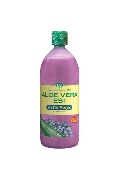 ESI aloe vera activ polpa con estratto di mirtillo 1lt. ESI aloe vera activ polpa con estratto di mirtillo 1lt.