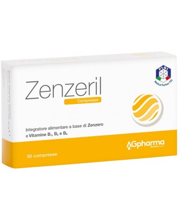 zenzeril integratore a base di zenzero e vitamina B 30 compresse 