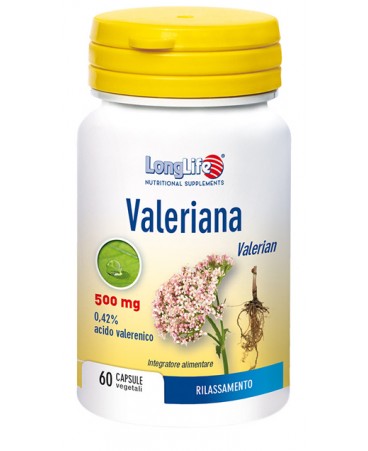 LONGLIFE VALERIANA 60CPS 500MG