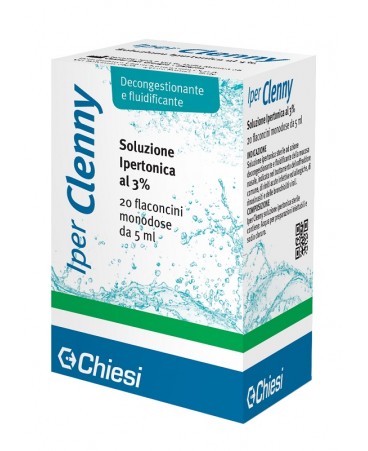 iper clenny 5 ml. 20 flaconcini soluzione ipertonica al 3%