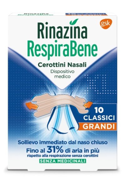 RINAZINA RESPIRABENE CL GR 10PZ RINAZINA RESPIRABENE CL GR 10PZ