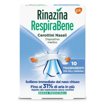 RINAZINA RESPIRABENE TRASP 10PZ