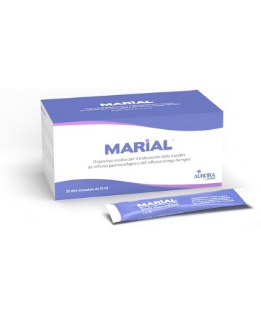 MARIAL integratore per il reflusso gastroesofageo 20 stick da 15 ml. 