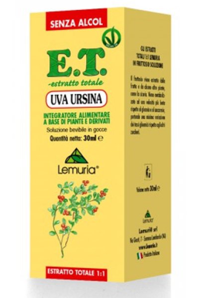 UVA URSINA GTT 30ML LEMURIA UVA URSINA GTT 30ML LEMURIA