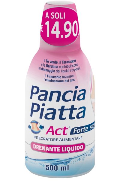 PANCIA PIATTA ACT FORTE 500ML PANCIA PIATTA ACT FORTE 500ML