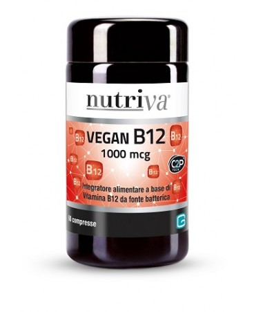 NUTRIVA VEGAN B12 60CPR 1000MC