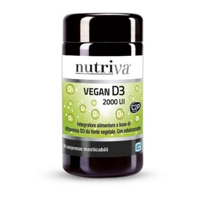 NUTRIVA VEGAN D3 60CPR 2000UI NUTRIVA VEGAN D3 60CPR 2000UI