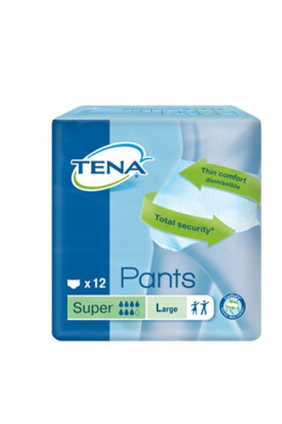 TENA PANTS SUPER L NEW 12PZ 3632 TENA PANTS SUPER L NEW 12PZ 3632