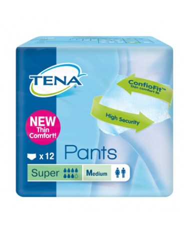 TENA PANTS SUPER M NEW 12PZ 3534