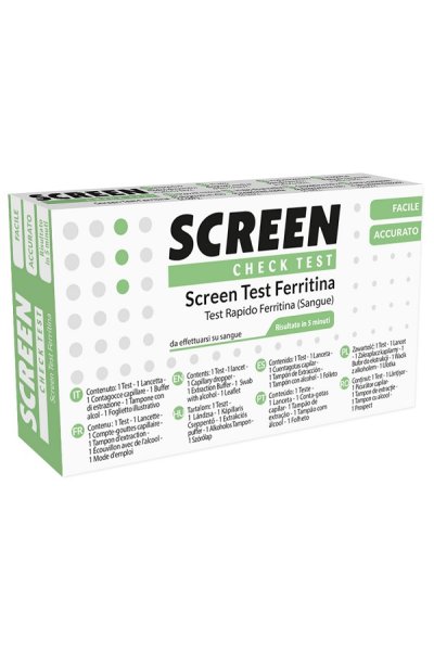 SCREEN TEST ANEMIA/FERRITINA SCREEN TEST ANEMIA/FERRITINA