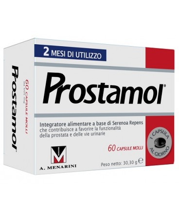 prostamol integratore per la prostata 60 capsule molli 