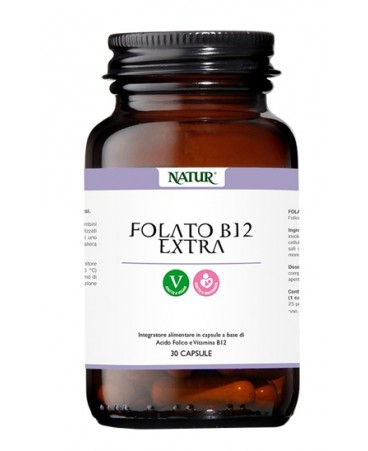 FOLATO B12 EXTRA 30CPS NATUR SP