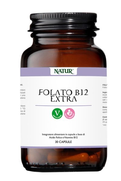 FOLATO B12 EXTRA 30CPS NATUR SP FOLATO B12 EXTRA 30CPS NATUR SP