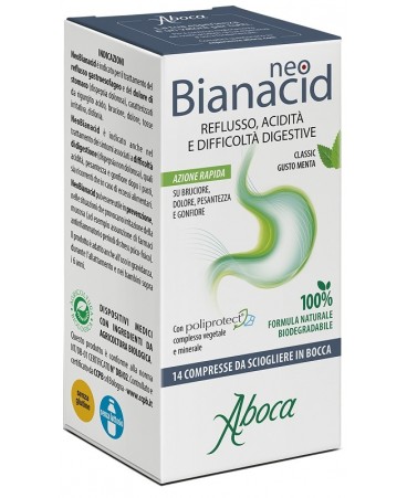 ABOCA neobianacid acidità e reflusso 14 compresse 1,55 grammi 