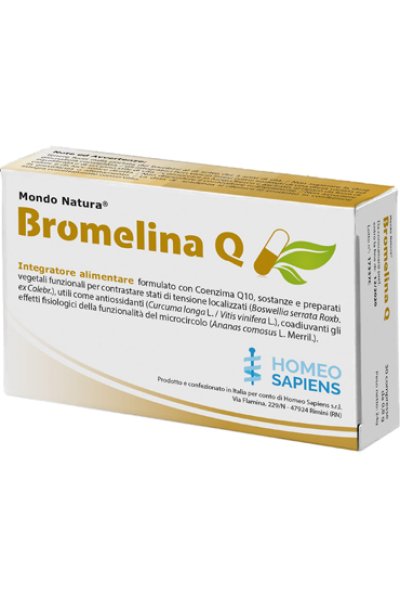 BROMELINA Q MONDO NATURA 30CPR BROMELINA Q MONDO NATURA 30CPR