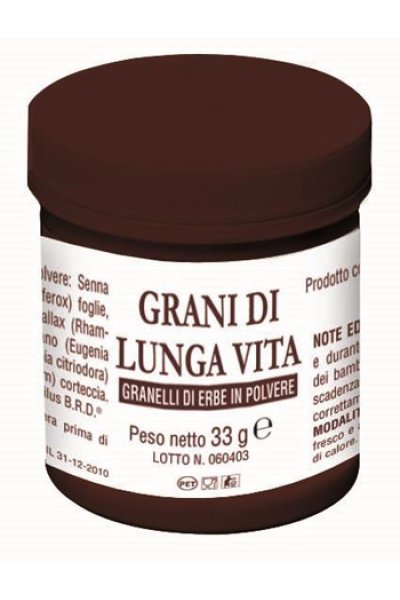 GRANI DI LUNGA VITA 33G  AVD GRANI DI LUNGA VITA 33G  AVD