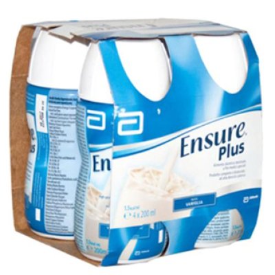 ENSURE PLUS VANILLA 4X200ML ENSURE PLUS VANILLA 4X200ML