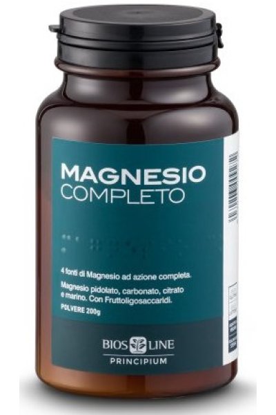 BIOS LINE PRINCIPIUM magnesio completo 200 g.  BIOS LINE PRINCIPIUM magnesio completo 200 g.
