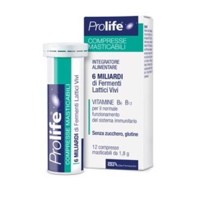 PROLIFE fermenti lattici vivi 12 compresse masticabile 