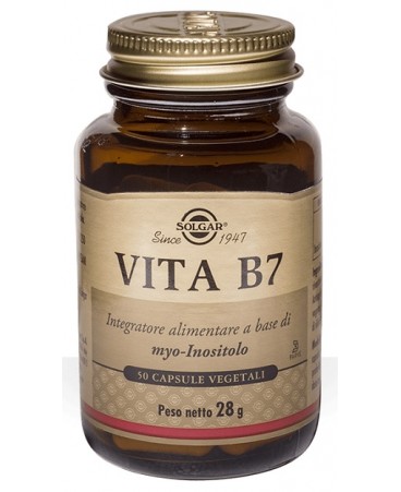 SOLGAR VITA B7 integratore alimentare a base di myo-Inositolo 50 CAPSULE VEGETALI