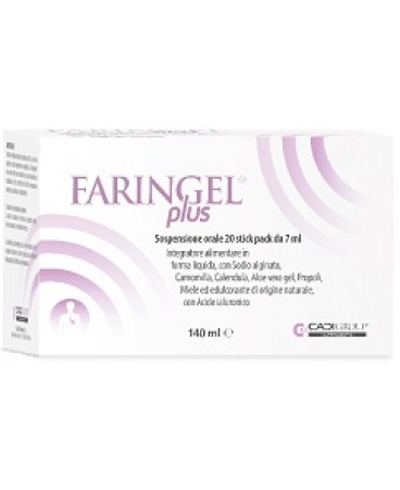 FARINGEL PLUS 20 STICKPACK 7ML