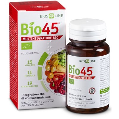 BIO 45 integratore di vitamine, minerali ed estratti vegetali 50 compresse 