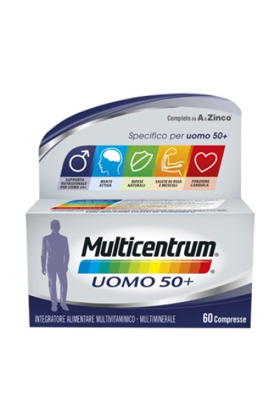 MULTICENTRUM UOMO 50+ 60CPR MULTICENTRUM UOMO 50+ 60CPR