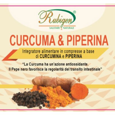 CURCUMA&PIPERINA RUBIGEN120Cpr CURCUMA&PIPERINA RUBIGEN120Cpr