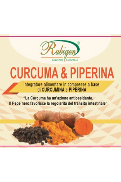 CURCUMA&PIPERINA RUBIGEN120Cpr CURCUMA&PIPERINA RUBIGEN120Cpr