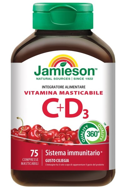 JAMIESON VITAMINA C500+D 75CPR JAMIESON VITAMINA C500+D 75CPR