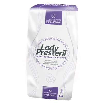 PRESTERIL-LADY POSTPARTO 12PZ