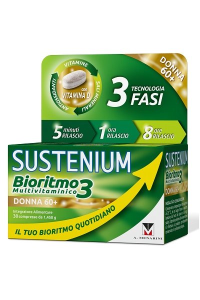 SUSTENIUM BIORITMO3 DO 60+ 30CPR SUSTENIUM BIORITMO3 DO 60+ 30CPR
