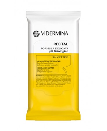 VIDERMINA RECTAL SALVIETTE 15PZ