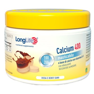 LONGLIFE CALCIUM CACAO 100CPR<