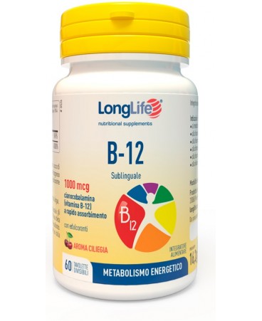 LONGLIFE B12 1000MCG 60CPR