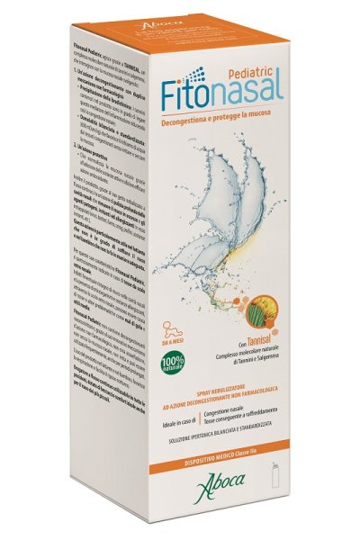 ABOCA fitonasal pediatric spray ad azione decongestionante 125 ml. ABOCA fitonasal pediatric spray ad azione decongestionante 125 ml.