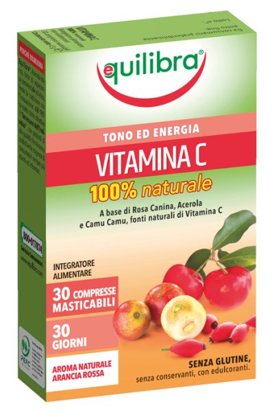 VITAMINA C 100% NAT 30CP EQUILIB VITAMINA C 100% NAT 30CP EQUILIB