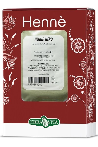 HENNE COLOR CAP NERO 100G HENNE COLOR CAP NERO 100G