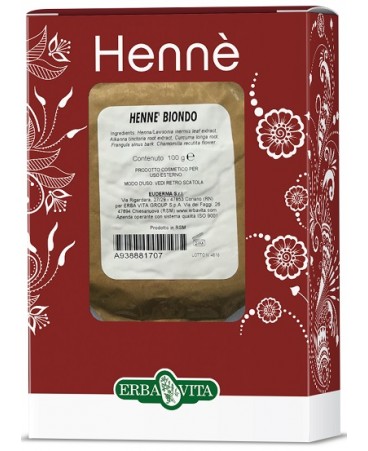 HENNE COLOR CAP BIONDO 100G