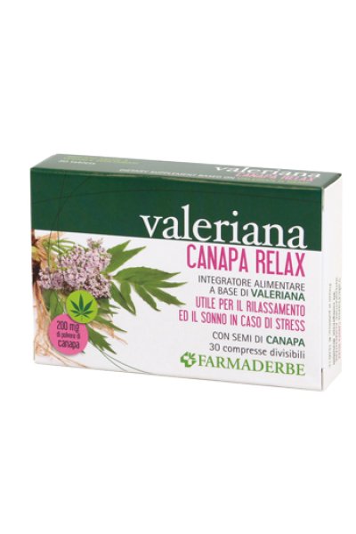 VALERIANA CANAPA RELAX 30CPR VALERIANA CANAPA RELAX 30CPR