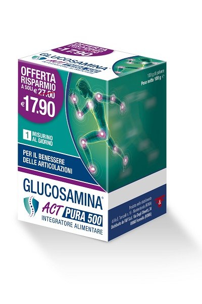 GLUCOSAMINA ACT PURA 500 100G GLUCOSAMINA ACT PURA 500 100G