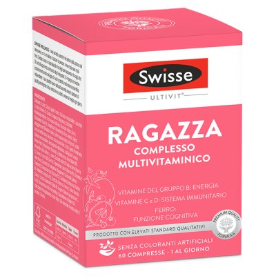 SWISSE MULTIVIT RAGAZZA 60CPR SWISSE MULTIVIT RAGAZZA 60CPR