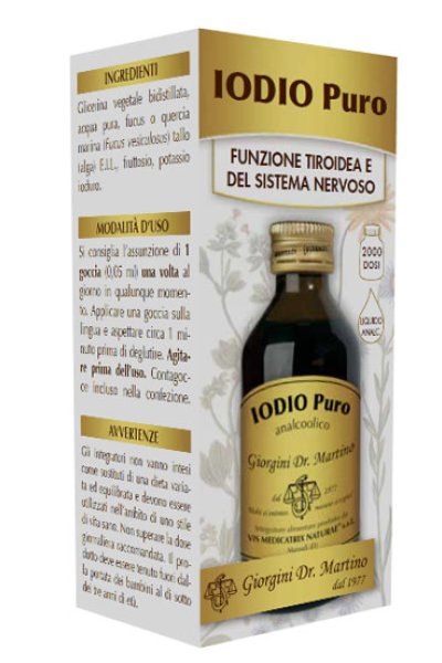 IODIO PURO ANALCOLICO 100ML IODIO PURO ANALCOLICO 100ML