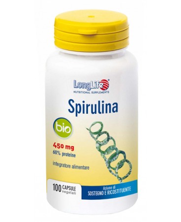 LONGLIFE SPIRULINA BIO 100CPS