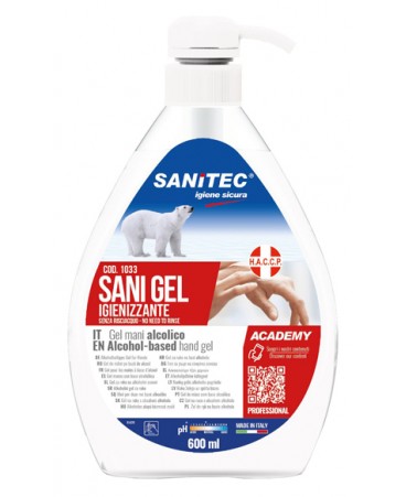 SANITEC GEL MANI 600ML ALC 60%