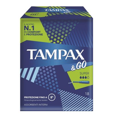 TAMPAX &GO SUPER 18PZ 8423