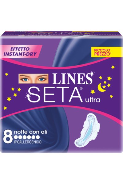 LINES SETA ULTRA NOTTE 8PZ 3499 LINES SETA ULTRA NOTTE 8PZ 3499