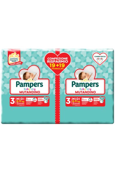 PAMPERS BD MUT MIDI 38PZ 0125 PAMPERS BD MUT MIDI 38PZ 0125